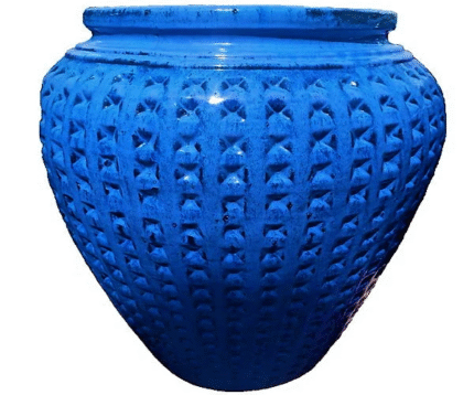 Light Falling Blue, Glossy Black, Cappuccino Diamond jar 65CMH